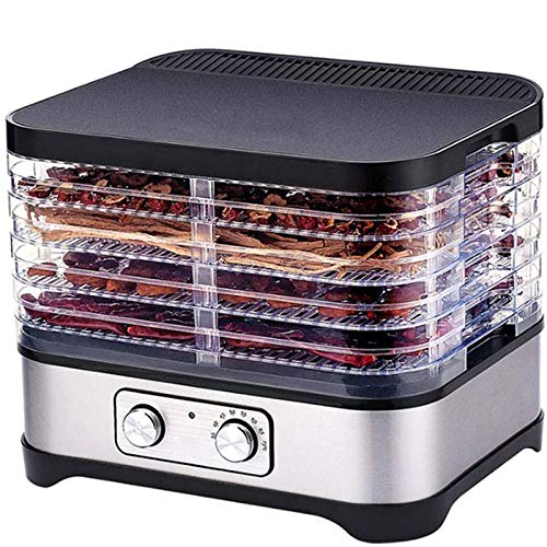 5 Tablett Mini Elektro-Dörrgerät Haushalts-Dörrgeräte Küchenmaschine Küchenmaschine Trockner Dampfgarer Küche Backen Gemüse Obstofen 230W,