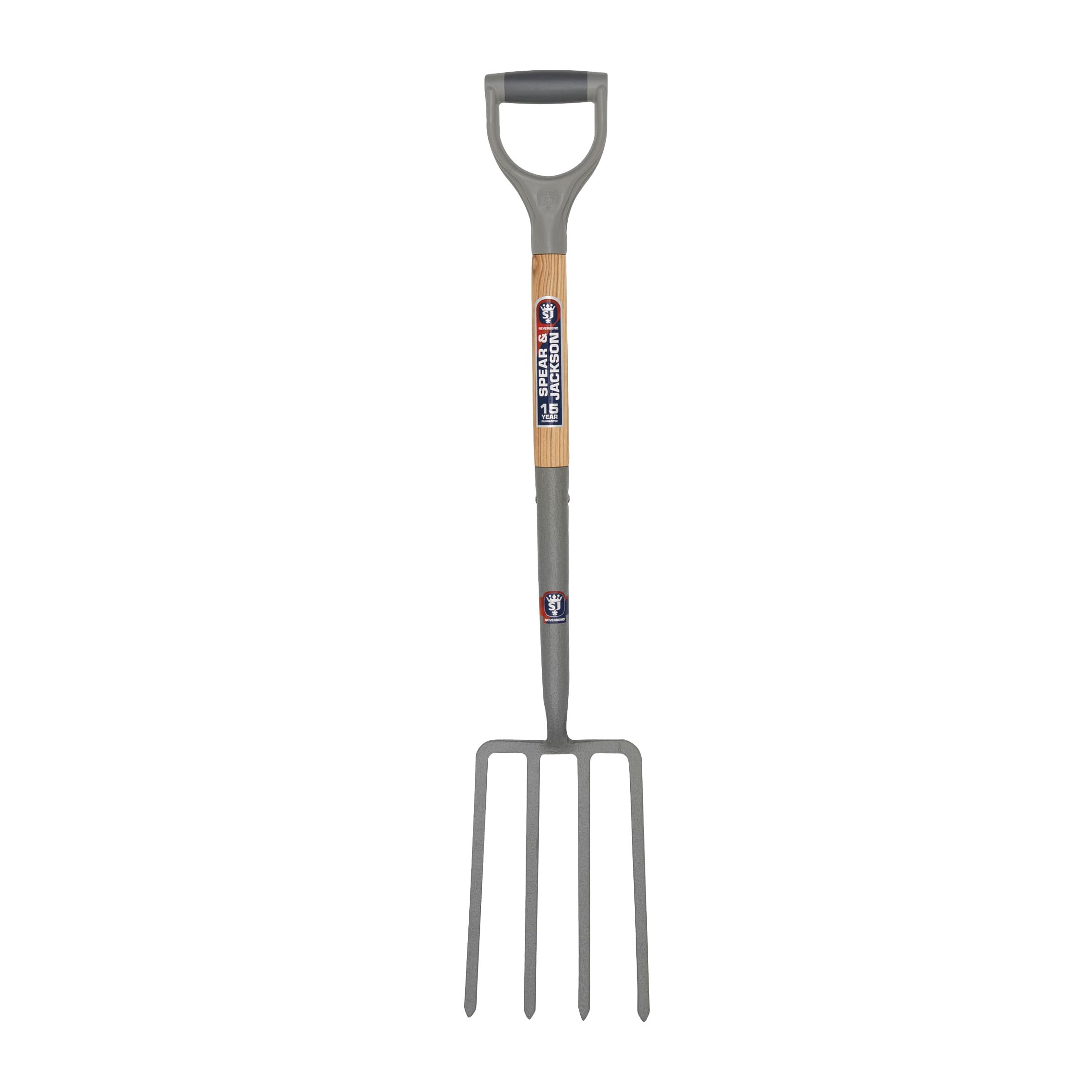 Spear & Jackson 1680NB Neverbend Carbon Steel Digging Fork 99.5 x 20.5 x 10 cm
