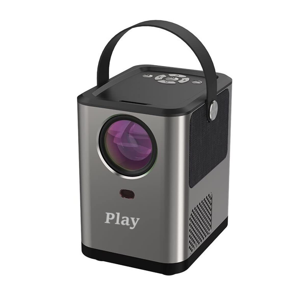play latest 2022 mp11 full hd native android bluetooth home theater cinema projector 6500 lm advance projector (android 9.0, black/grey)