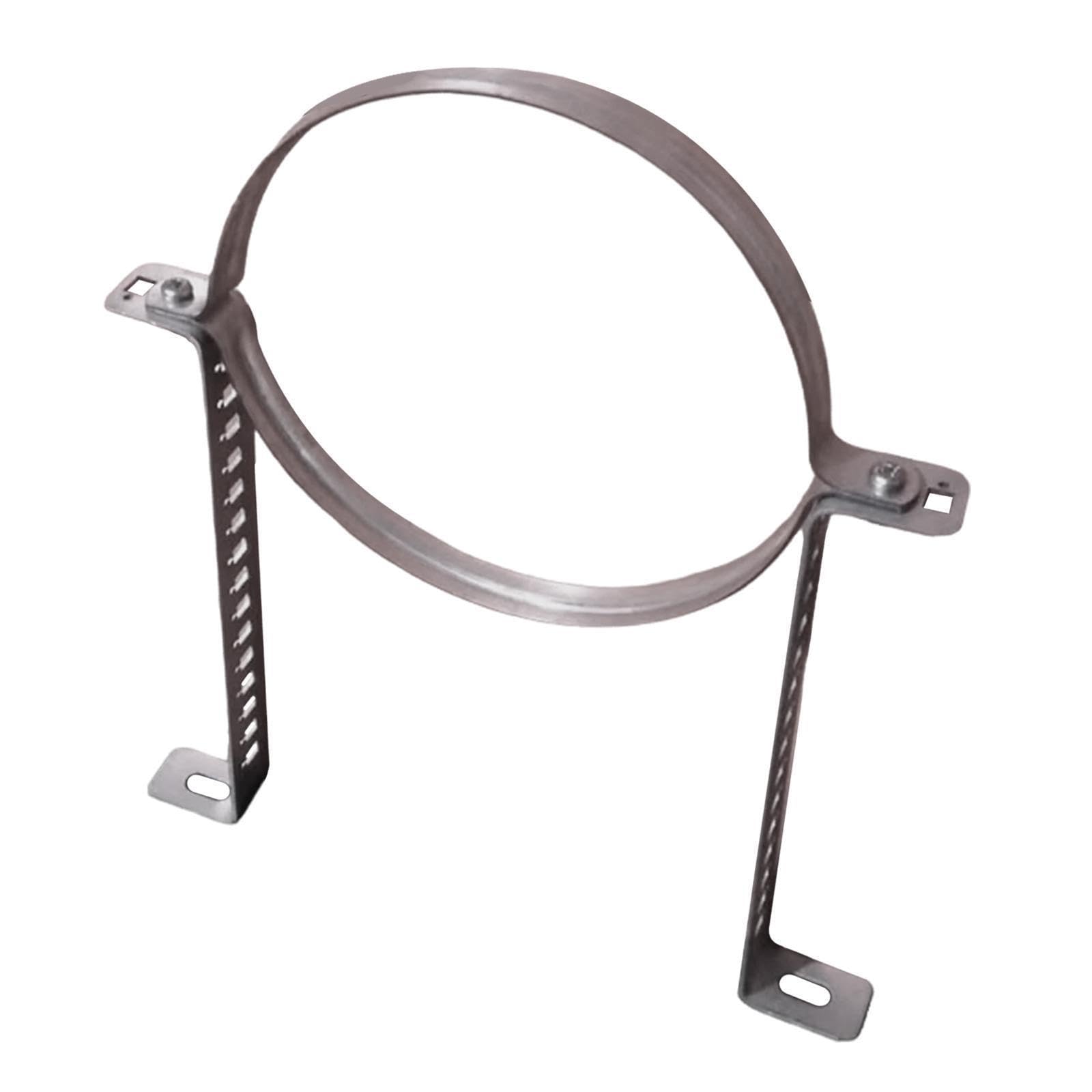 Yixannx Chimney Bracket Reliable Support Utility Accessory Provides Strong Fixed And Stability Utilizing Galvanized Sheet Chimney Pipe Holder Pipe Support