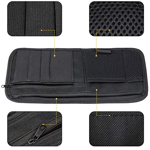 LIVANS Car Sun Visor Organizer Molle Panel