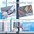 WENSSKKU Transparent Window Weather Sealing Tape,Winter Window Seal Kit for Doors, Shower Glass Gaps,No Residue,3 Inch x 55 Yards