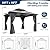 COVERONICS 10' x 10' Outdoor Galvanized Hardtop Gazebo - Aluminum Heavy-Duty Double Roof Vented Gazebo with Breathable Netting & Privacy Curtains for Patio, Porch, Garden, Lawn