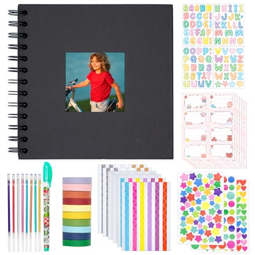 DIY Kid Scrapbook Photo Album with Accessories