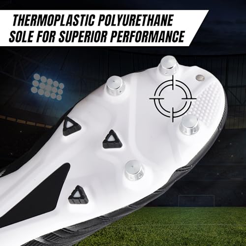 Vizari Men's Valencia SG Soft Ground Soccer Shoes/Cleats for Soft or Wet Playing Surfaces and Fields3