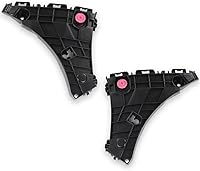 Vista 1 de Soportes de parachoques delantero negro para el lado del conductor y el pasajero, compatible con Toyota Tundra 2014 2015 2016 2017 2018 2019 2020