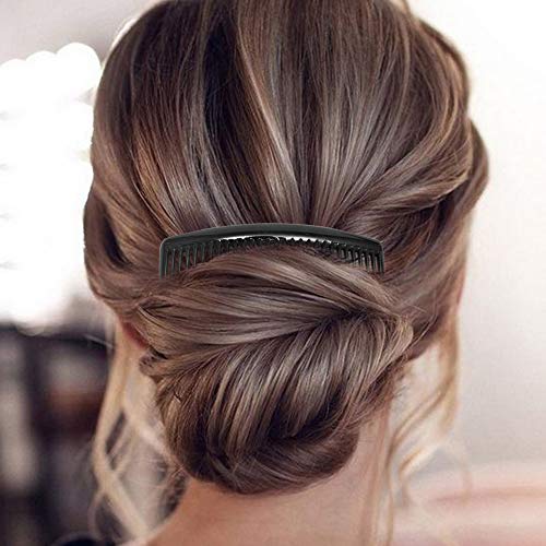 6 Peines French Twist de Plástico Negro miniatura 7