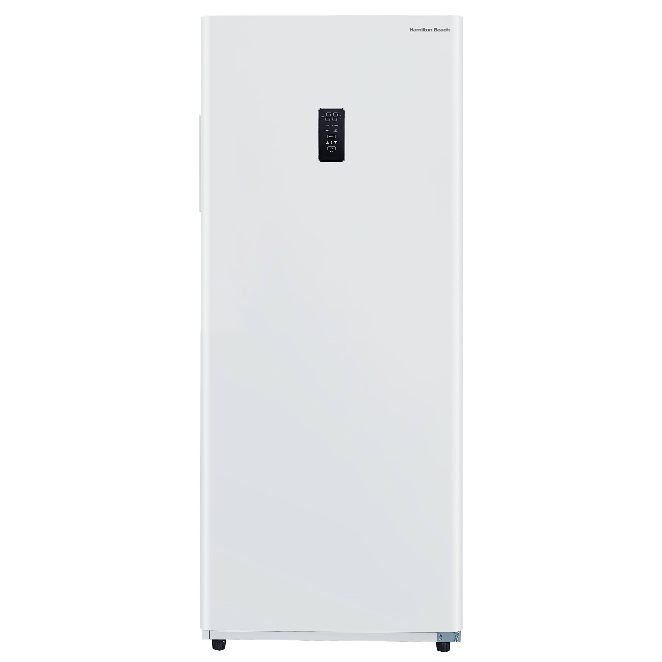Hamilton Beach HZ4941 14 cu ft Upright Convertible Fridge/Freezer-Frost Free-Reversible Door-Removable Glass Shelves-LED Interior Light, White on Fridge.com
