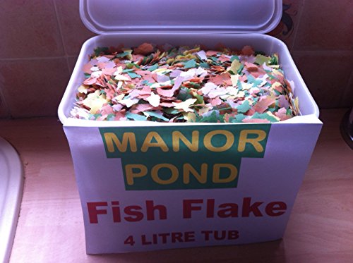4 litre tub of POND FISH FLAKE FOOD
