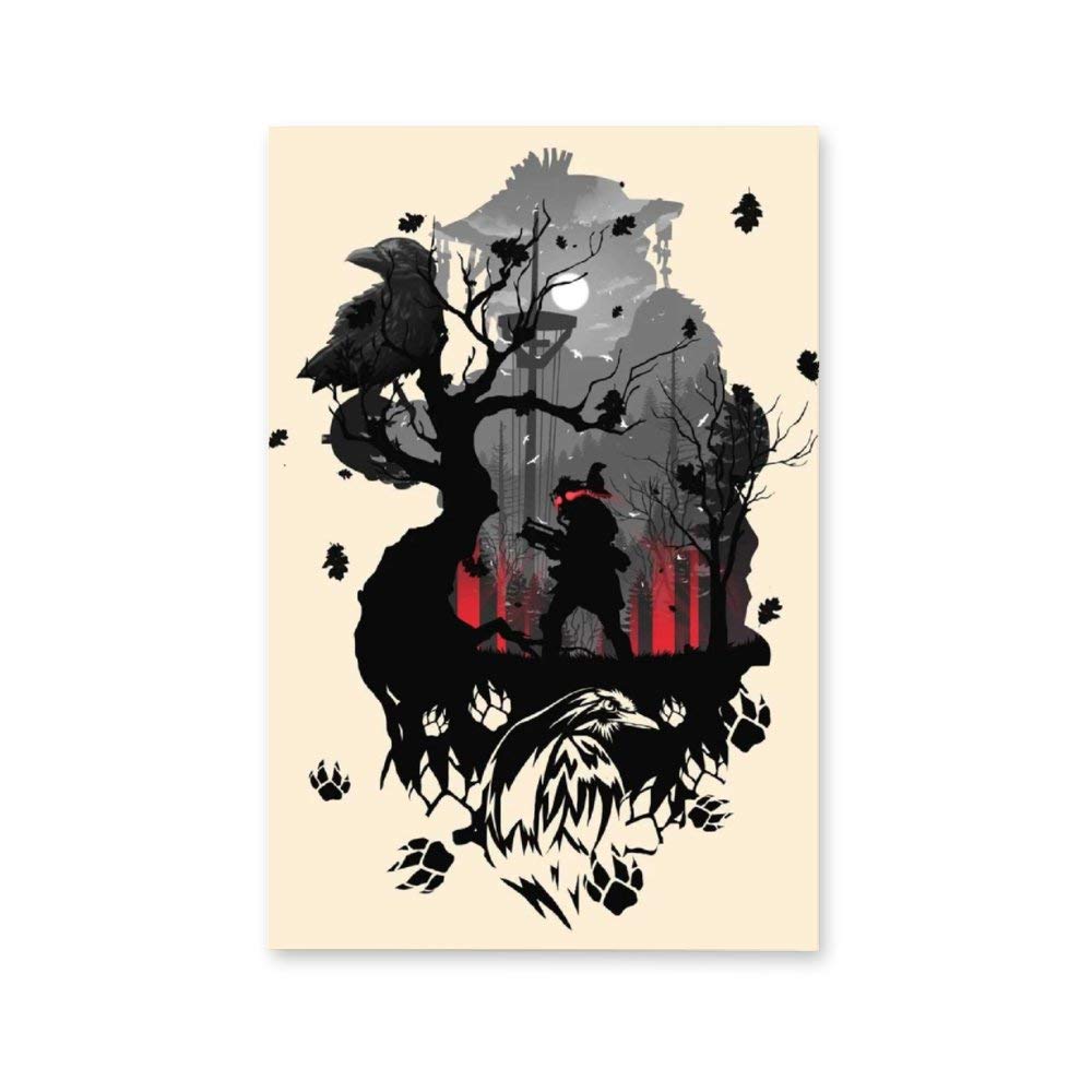 Unggoy Unframe-Style1 Bloodhound Apex Legends Canvas Art Poster And Wall Art Picture Print Modern Family Bedroom Decor Posters 24X36inch(60X90cm)
