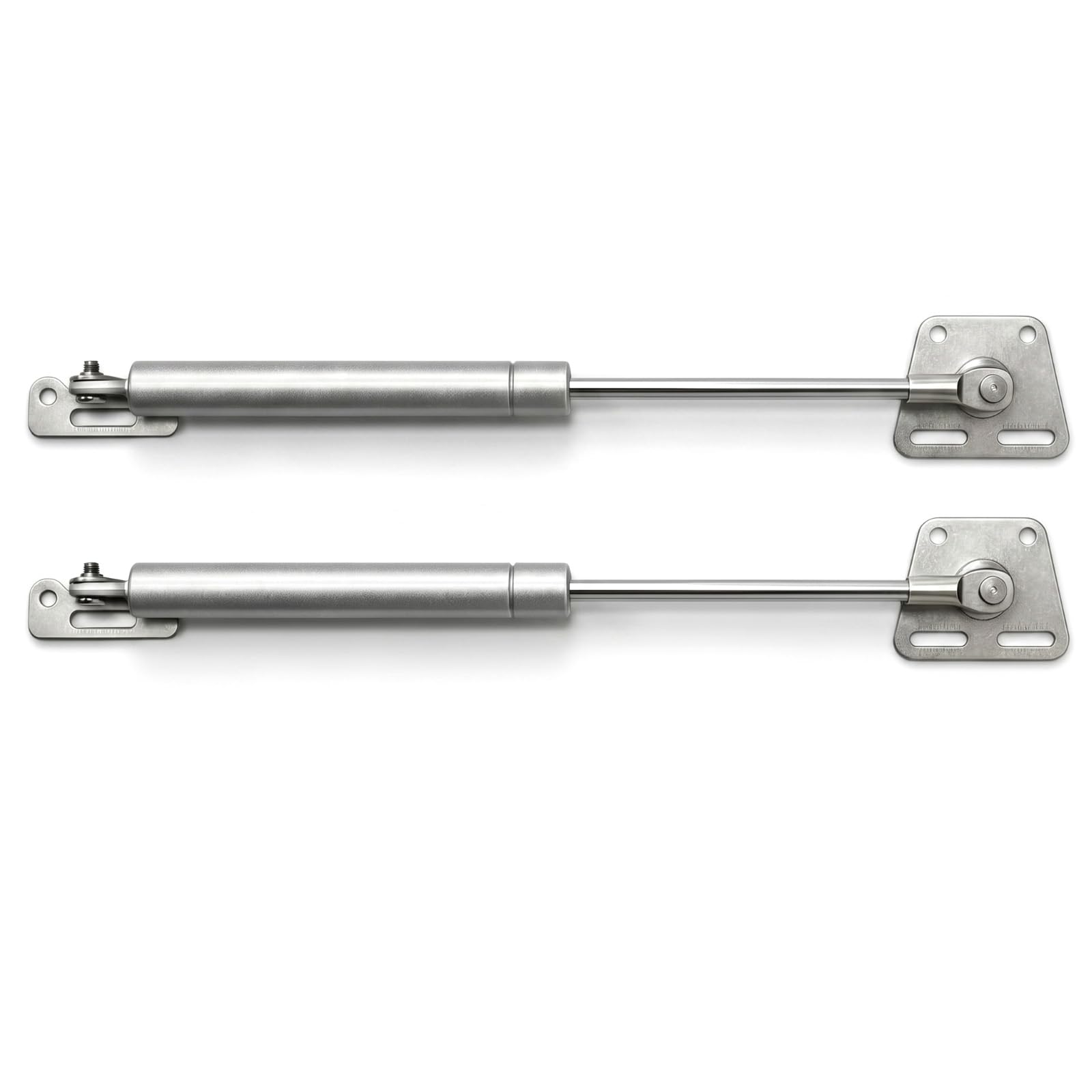 2 Pack 200N/45LBS Drop Down Gas Struts, Soft Close Cabinet Hinges for Downward Flap Lids, Heavy Duty Gas Spring Lift Support for Drop-Front Desk, Loft Hatch, Kitchen Cupboard