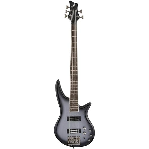Jackson JS Series 5-String Spectra Bass JS3V, Silverburst, Laurel Fingerboard