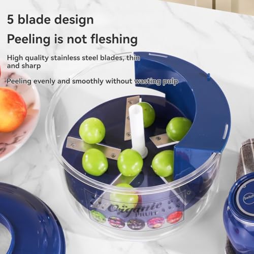 Peladora eléctrica de uvas y ajos automática para cocina 5