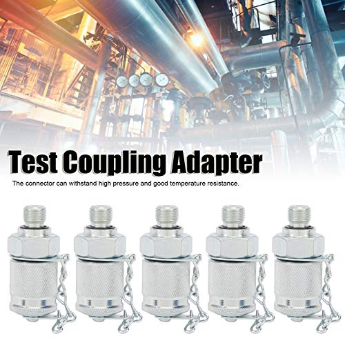 Image of Hydraulic Test Adapter, Hydraulic Pressure Test Coupling Kit, Hydraulic Testing Coupling Adapter for Pressure Measuring (M10*1)