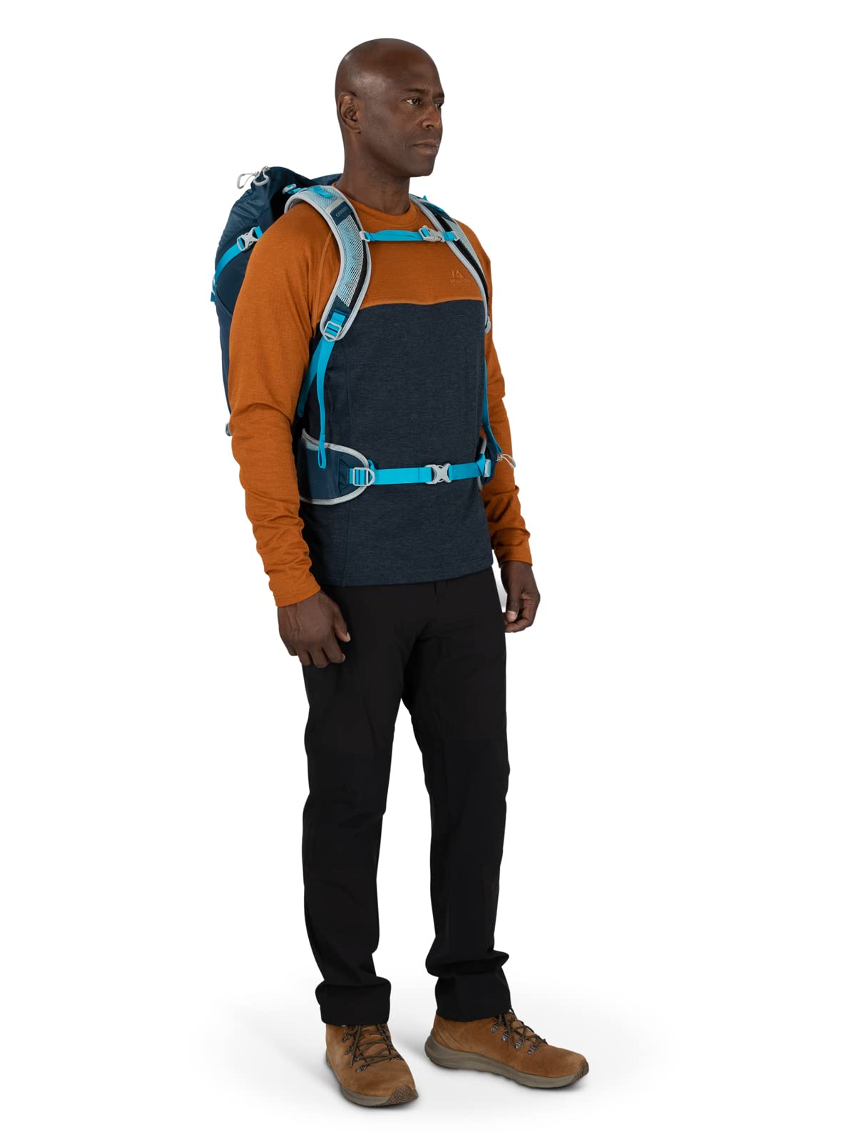 Osprey Hikelite plecak turystyczny unisex – lekki, nienaganna wentylacja z zawieszeniem AirSpeed, minimalistyczny i zrównoważony design, w zestawie pokrowiec przeciwdeszczowy
