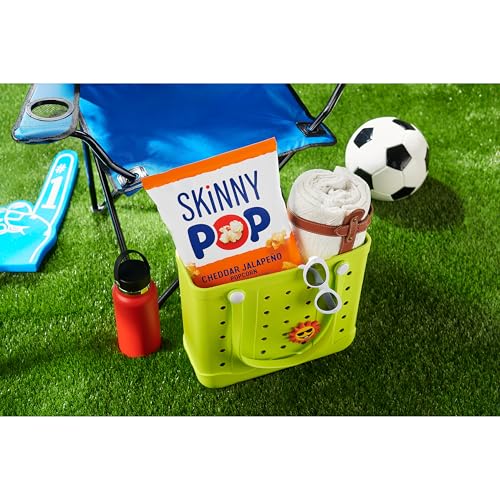 Image of SkinnyPop Popcorn, Cheddar Jalapeno, Made with Real Cheese, Whole Grain Snack, 4.4oz Bag