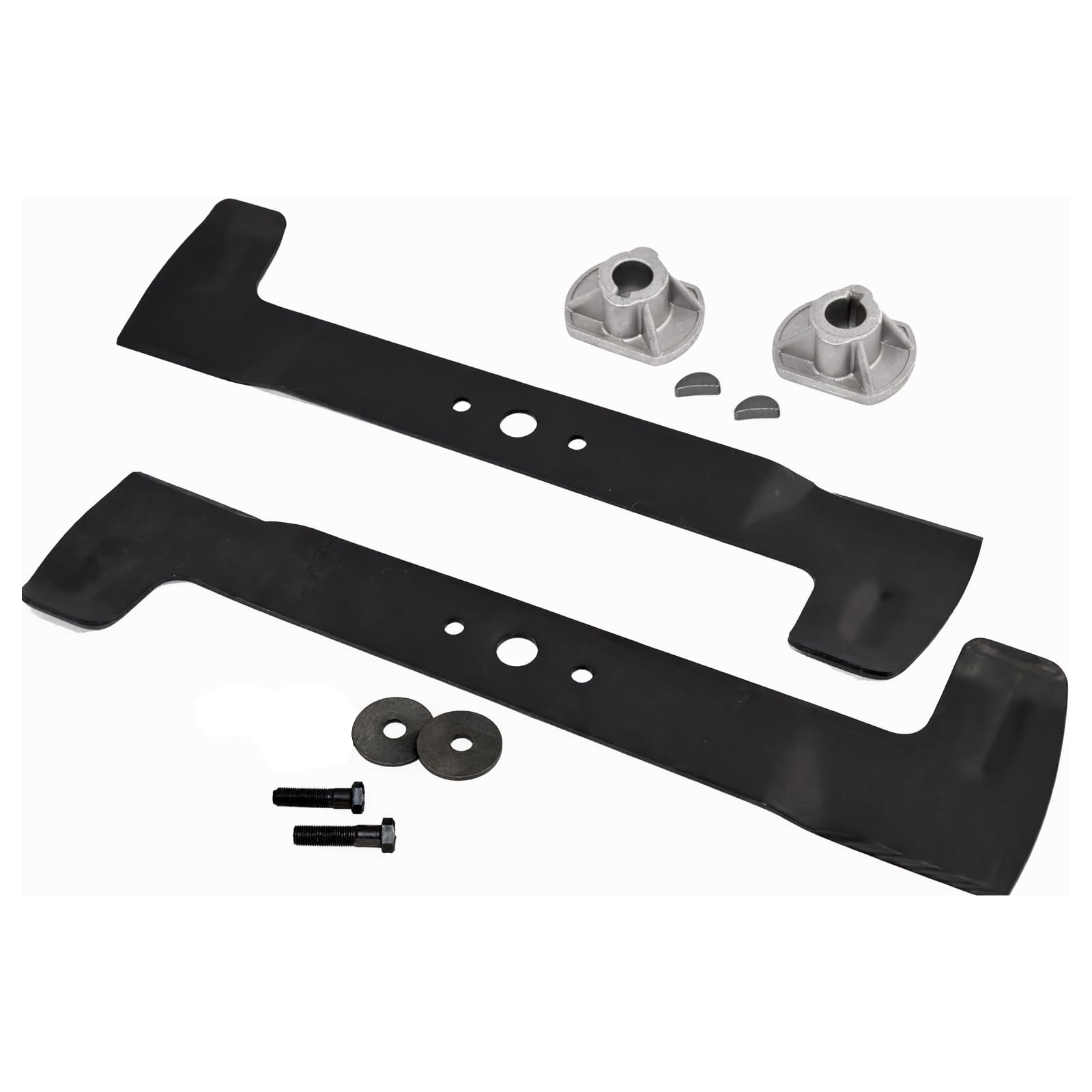 Kit Twin Cut 102 con 2 lame 520 mm 2 portalama albero 20 mm e cinghia 1600DS8M20 per Castelgarden TC102 compatibile 82004341 82004340 25463200 135065600/0