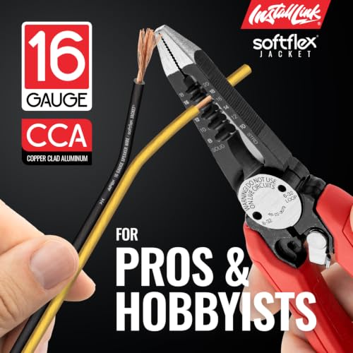 Image of Install Link 16 AWG Gauge Speaker Wire (100 Feet) Car or Home Theater (CCA) | 16 /2 Speaker Cable, 2-Conductor, Frosted Yellow /Black, Easy Strip, Polarity ID, for Car Audio & Home Stereo