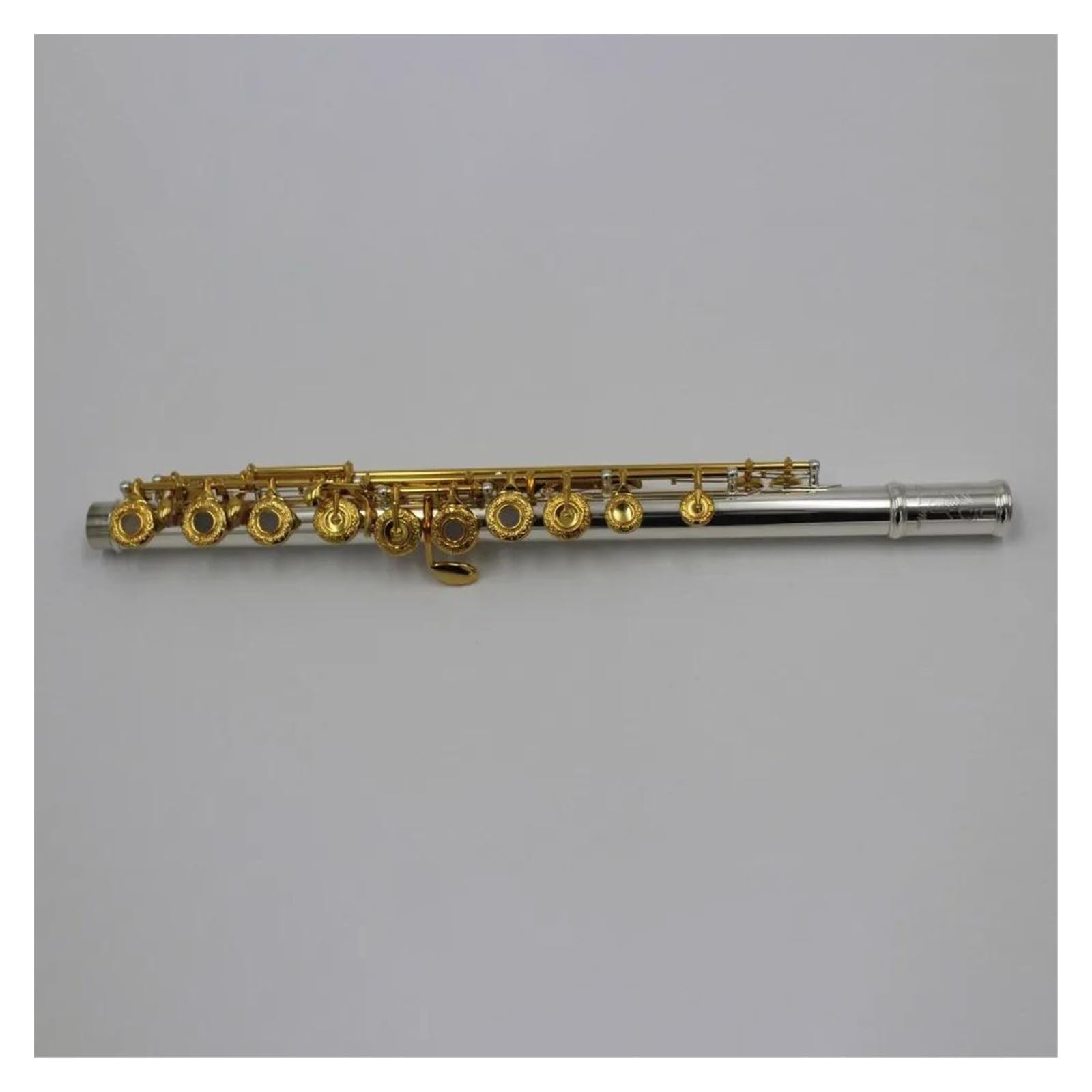 Professionale Flauto Traverso Flauto A Chiave C Placcato Argento Con Piede B A 17 Fori Sfalsati Con Chiavi Francesi Placcate In Oro