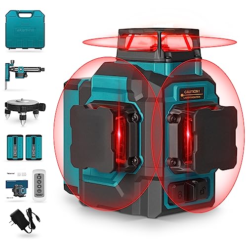 Takamine 12 Lines 3D Laser Level with Accessories