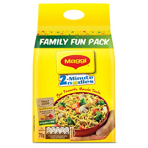 Image of Nestle MAGGI 2-minute Instant Noodles, Masala 840 grams Pouch