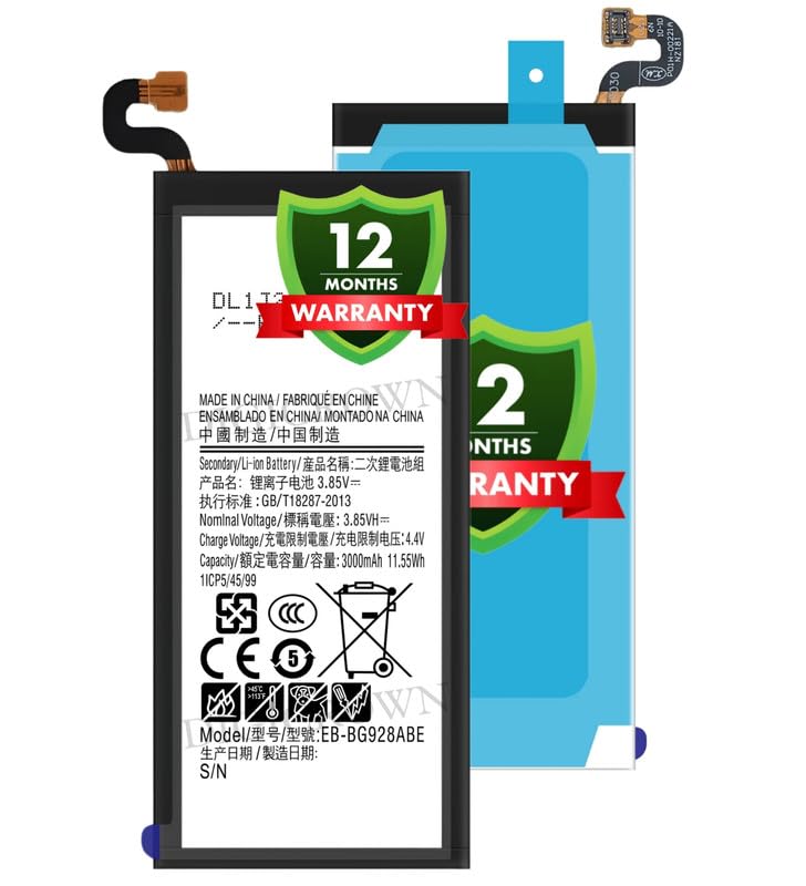 Image of Original EB-BG928ABE Battery Compatible for Samsung Galaxy S6 Edge+ Plus - (3000mAh) - 1 Year Warranty