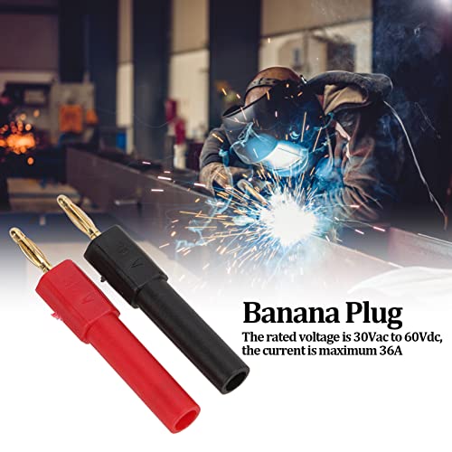 Adaptador Banana Plug 2mm Macho a 4mm Hembra, 5 Pares miniatura 2