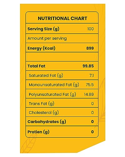 Image of Trivikrama Cold Pressed Safflower 5 Liter Safflower Cooking Oil | Kardai Tel Zero Cholesterol Chemical & Pesticides Free | Pure Woodpress Oil, Wood Pressed Kardai /Kardi Tel (5 Liter)