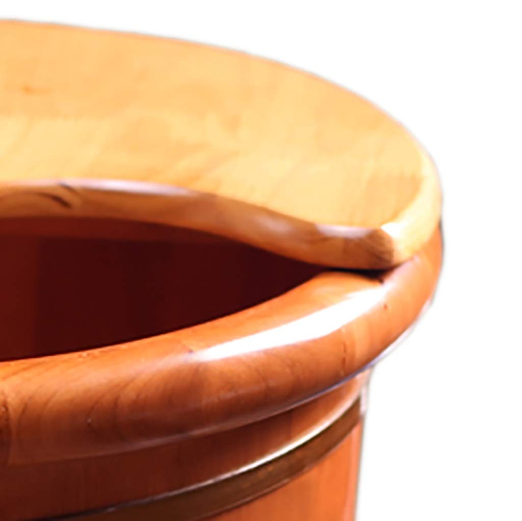 Vaschetta per i Piedi, Secchio per Vasca per pediluvio, Massaggio, Spa, Sauna, Ammollo, Pediluvio Secchio in Legno Spa per Piedi Lavabo per Uso Domestico Pratico Comfortable Anniversary