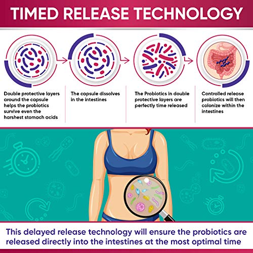 Wholesome Wellness Dr. Formulated Raw Probiotics for Women 100 Billion CFUs Capsules with Prebiotics, Digestive Enzymes, Approved for Adults, Shelf Stable Supplement - Image 6