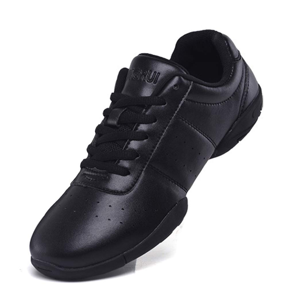 Scarpe da ginnastica da donna, con lacci, per sport, aerobica, cheerleader, allenamento e danza