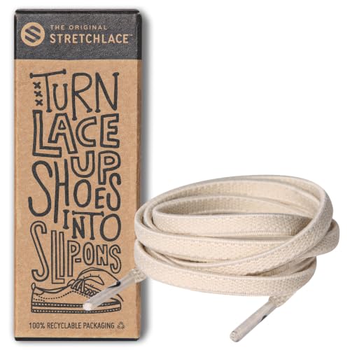 Image of THE ORIGINAL STRETCHLACE Flat Elastic Stretch Shoelaces for Sneakers
