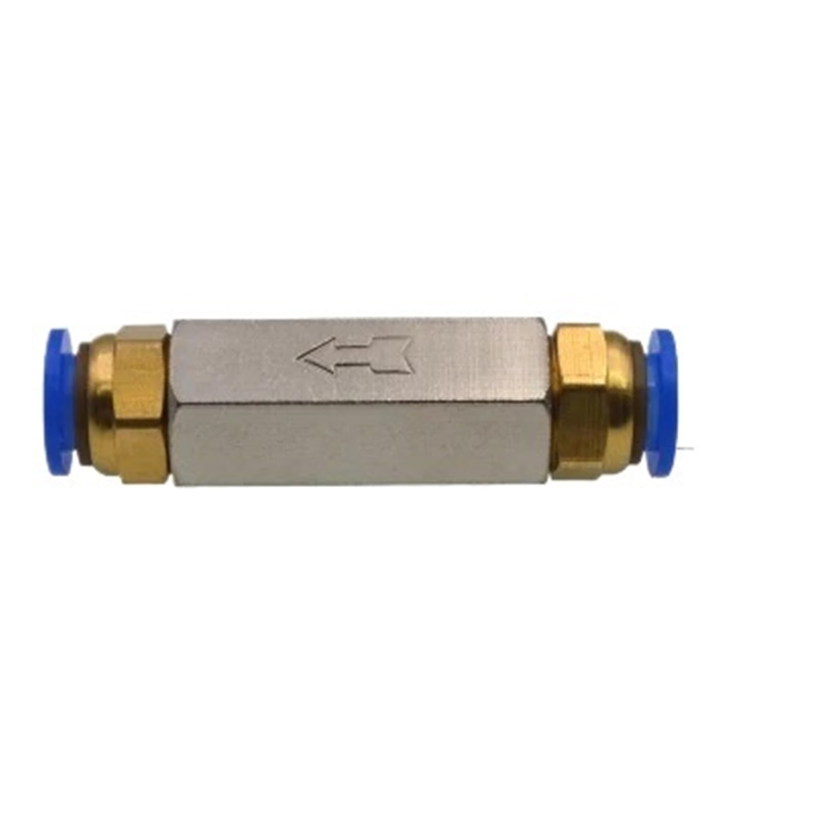 Brass Pneumatic Check Valve 1 Way Non-Return Valve(1I8 BSP -6mm Push in)