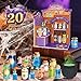 BEIREG Magic Potion Kits for Kids, Potion Making Kit with 20 Magic Mixed Potion Bottles & Witches Cauldron, Mystery House Craft for Christmas Halloween Crafts Gifts for Kids Girls 6 7 8 9 10+