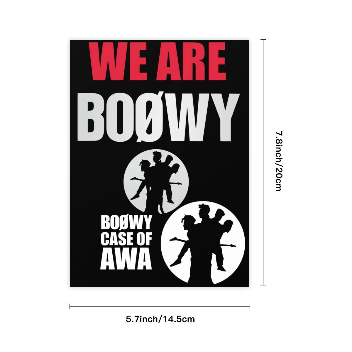 Amazon.co.jp: クリスタルステッカー ボウイ Boowy Boøwy ステッカー
