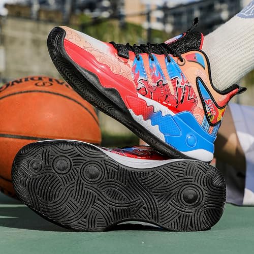 Mens Womens Basketball Shoes Fashion Sneakers Athletic Comfortable Lightweight Non Slip Outdoor Sport Shoe4