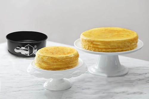 Miniatura 4 de MiHerom Sartén antiadherente antiadherente de 8.5 pulgadas, sartén redonda para tarta de queso a prueba de fugas con juego de tuberías, accesorios