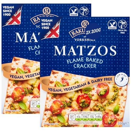 Crackers Bundle With Rakusens Matzos Flame Baked Cracker 200g (2 Pack)