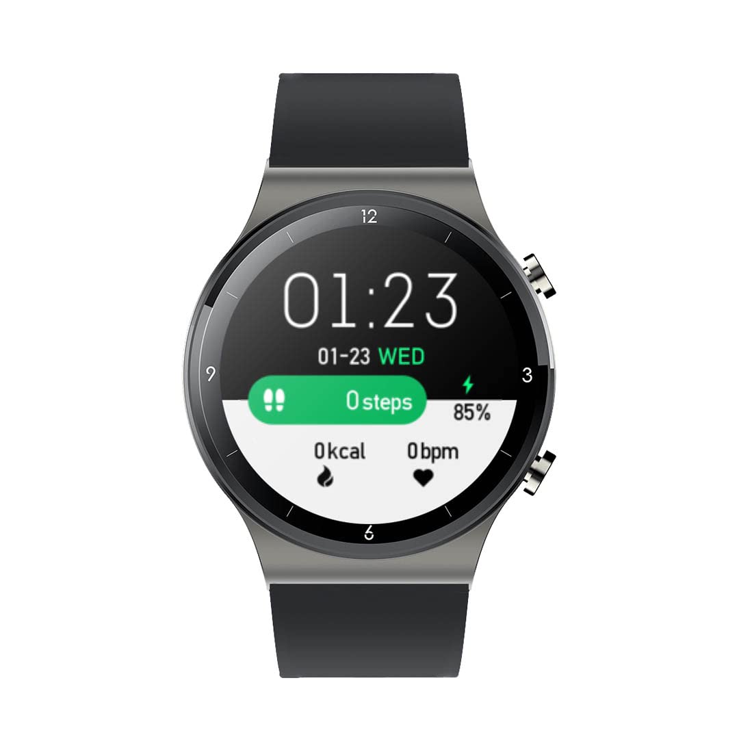 Abyx Montre Connectee Spark 2 - Appels Depuis la Montre - Stockage Musique Integre - Ip67 - Noir