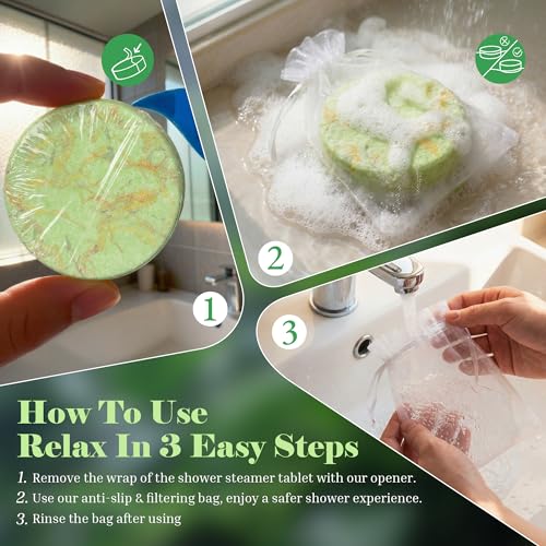Shower Steamers Aromatherapy Gifts for Women Relief 8 Pack - image 7