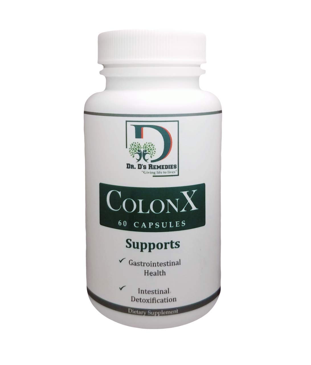 Dr D's Remedies ColonX Cleanse, Detox, Boost Metabolism, Helps Weight Loss, Relieve Constipation, Best Herbal Natural Laxative, Boost Immunity, Cape Aloe Ferox Capsules, Senna,Cayenne
