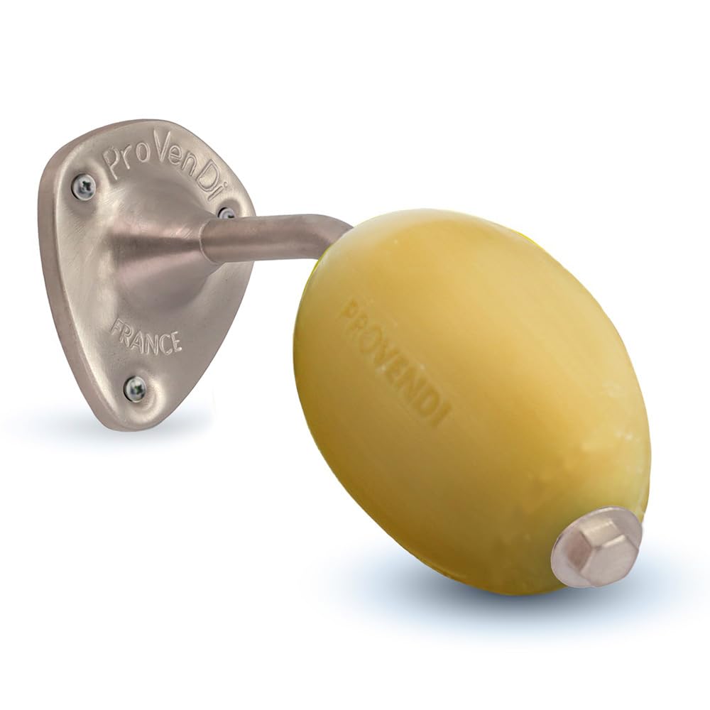 Provendi Rotating Almond Milk Soap and Matt Holder