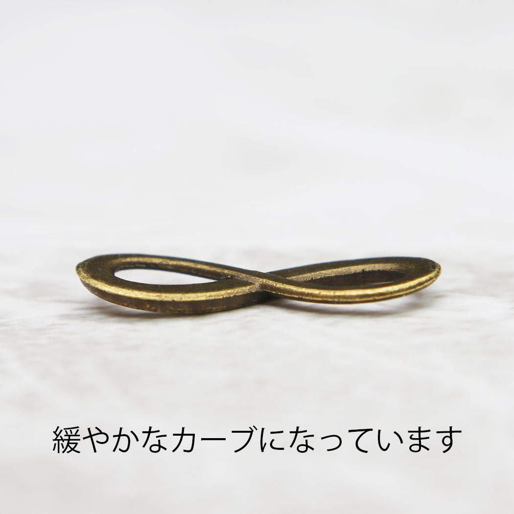 Amazon.co.jp: 【10個】インフィニティ 無限大 チャーム パーツ メタル