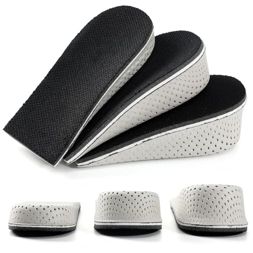 Catálogo para Comprar On-line Plantillas para comprar online. 47 3 piezas Plantillas para Aumentar La Altura, Medias Almohadillas Invisibles para Aumentar La Altura de 2, 3, 4cm, Absorbentes Del Sudor y Transpirables, Adecuadas para Hombres y...