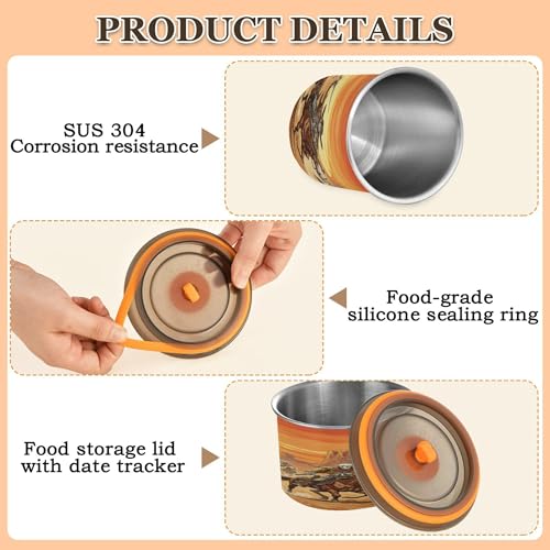 Contenedor de Café Estanco de Acero Inoxidable 17 oz miniatura 5