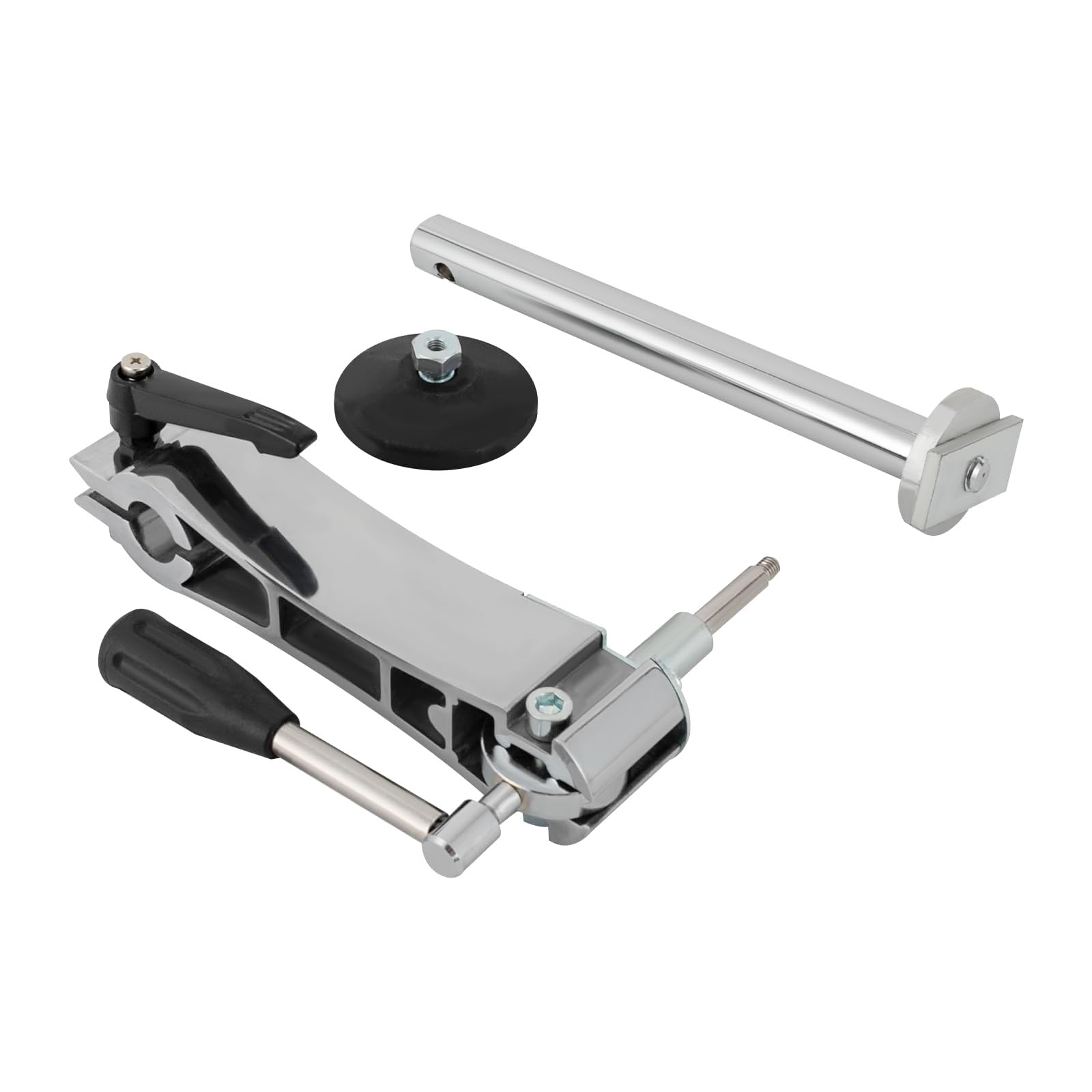 Prensa para Sierra de Mesa, Prensa excéntrica Manual con Placa de Goma Ajustable, Sierra de Panel de Mesa Deslizante, Dispositivo de Placa de presión, para Espesor de Madera Inferior a 8 cm