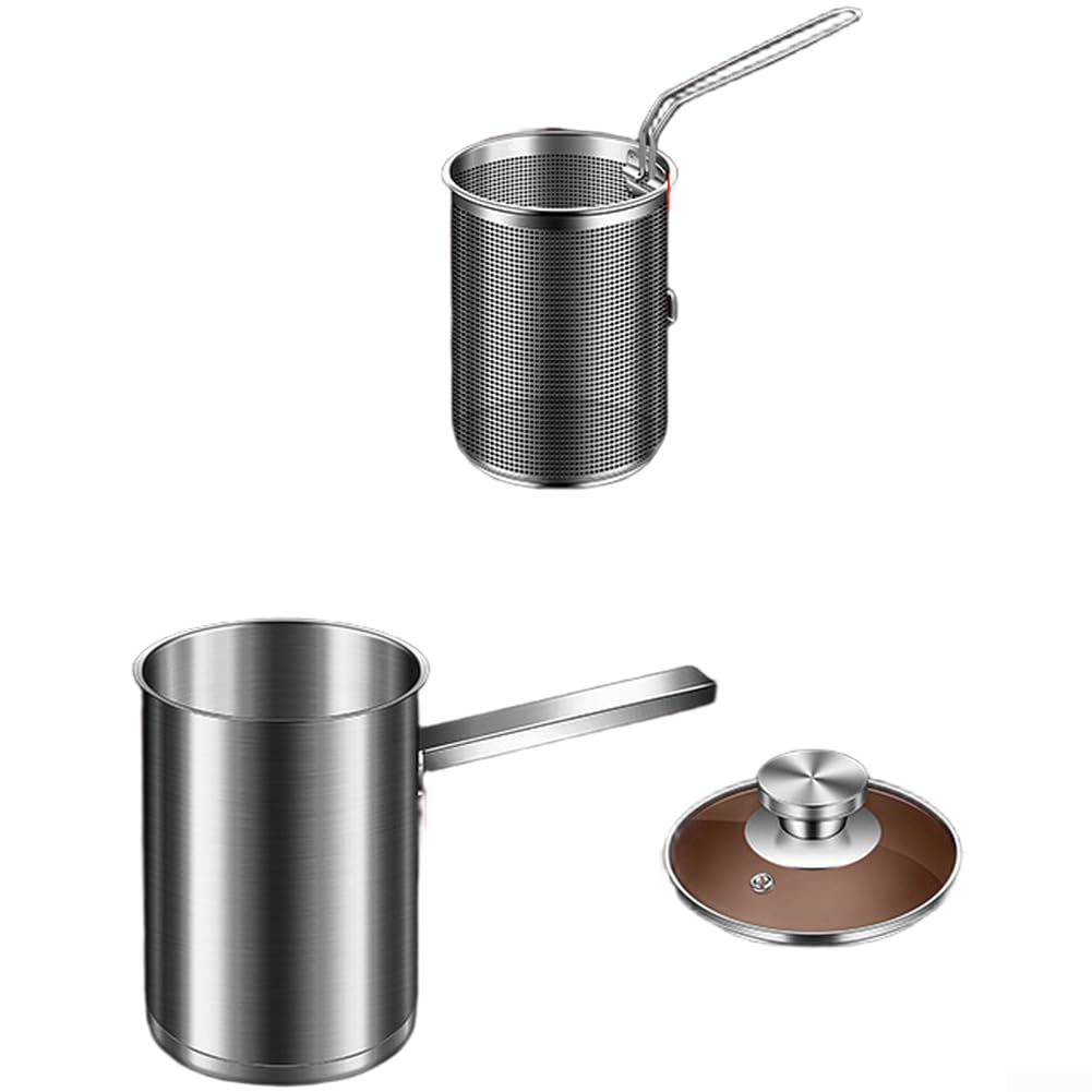 Friggitrice Acciaio 304 2L Cestello Rimovibile