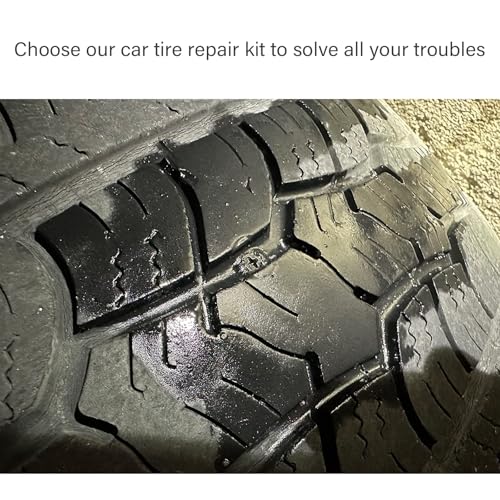 Image of Pack of 90 Tire Repair Kit with Plugs,Self-Service Tire Repair Plugs with Screwdriver for Tire Puncture Repair,3 Size Screw in Tire Plugs Flat Tire Repair Kit for Most Cars (3 Size 90PCS)
