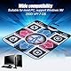 VBESTLIFE Dance Mat, Wii Tanzmatte, strapazierfähige Tanz Steppe,Dance Mat Pad Dancer Blanket mit USB für 98/2000 / XP / 7