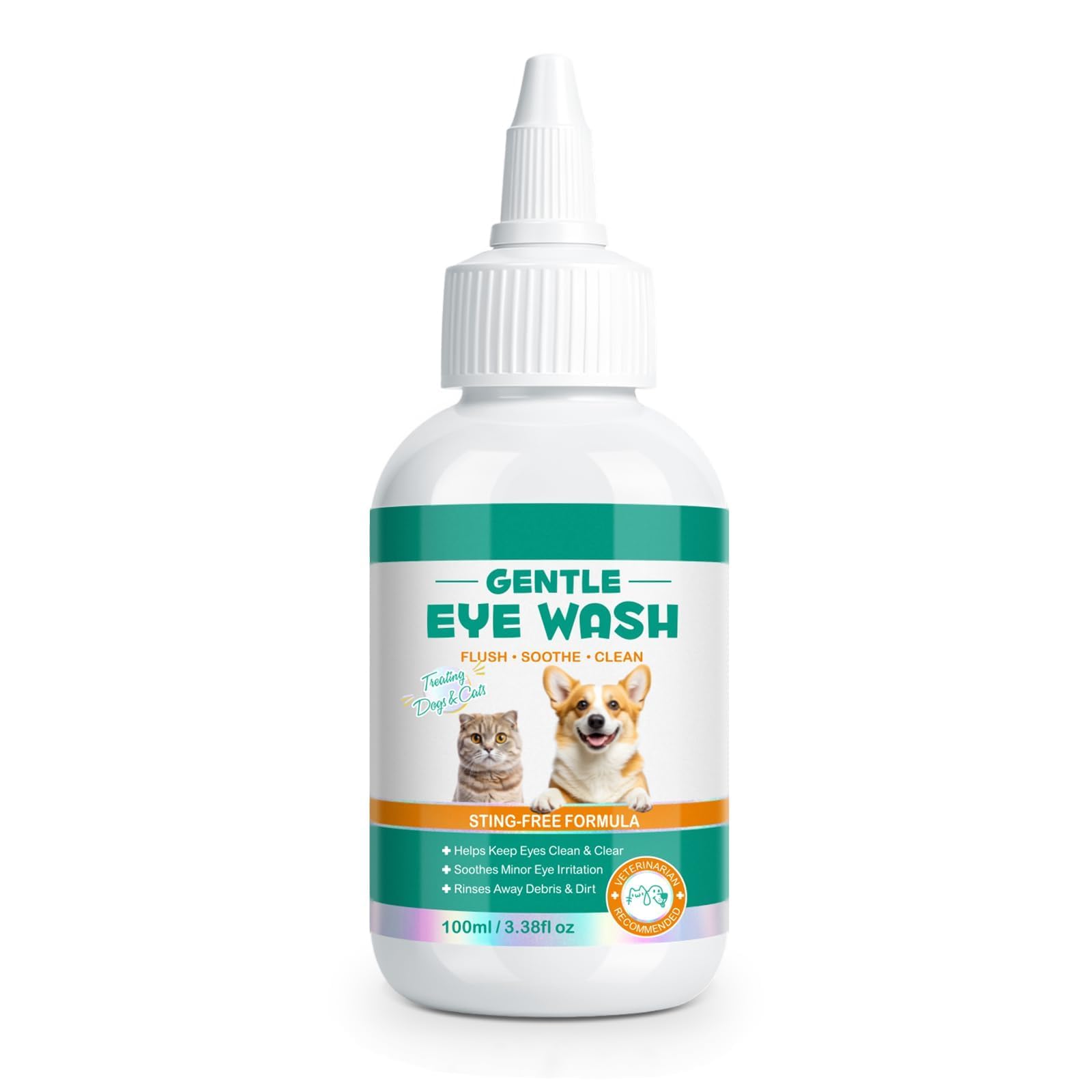 YIYOERYO Dog Eye Drops 2 PCS, Safe If Licked, Relieve Eyes Itching & Irritation,Antibiotic Eye Drops Use for pets (dogs, cats, small animals, reptiles, etc), livestock, farms, etc